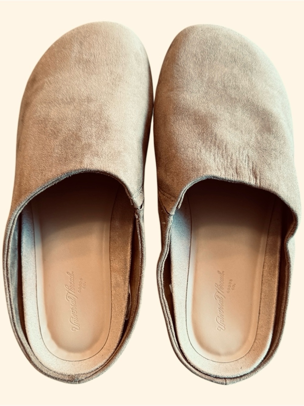 Universal Thread Women’s Tan Suede Slip-On Mules - Picture 2 of 8